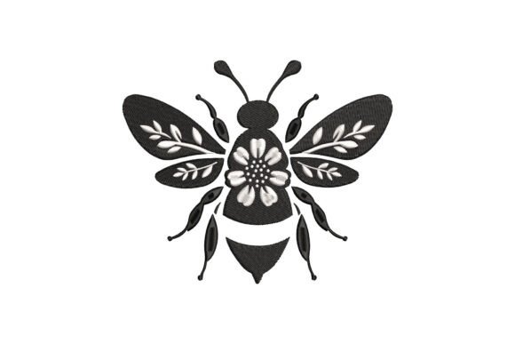 Download Floral Bee Silhouette - Premium Bundle