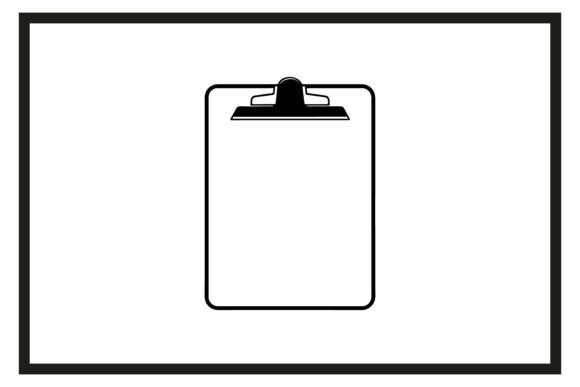 Download Checklist,clipboard Silhouette Outline - Silhouette Collection