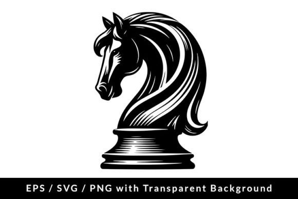 Download Knight Chess Piece Silhouette SVG EPS PNG - Silhouette Collection